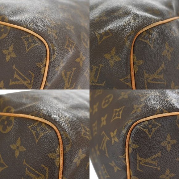 Authentic LOUIS VUITTON Speedy 30 Travel Hand Bag Monogram Leather Brown - Picture 11 of 16